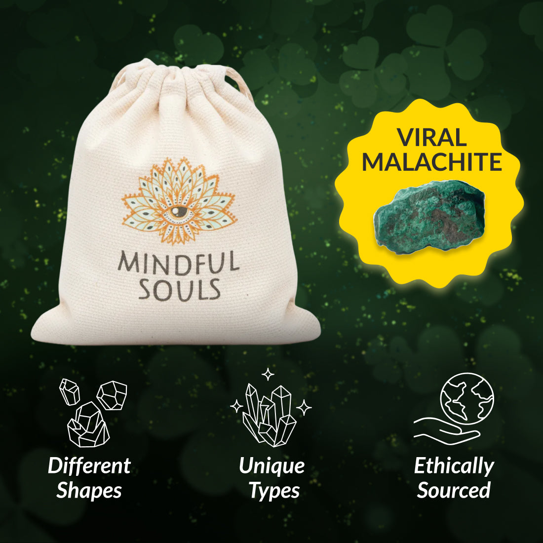 Crystal Mystery Bag – MALACHITE POWER EDITION