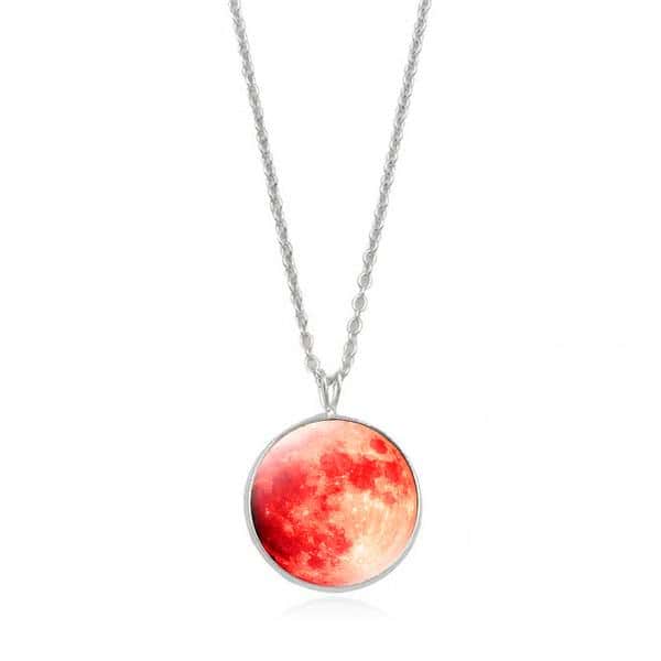 Glowing Full Moon Necklace
