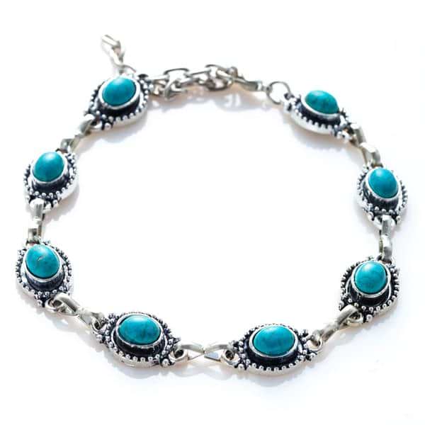 Bohemian Turquoise Anklet