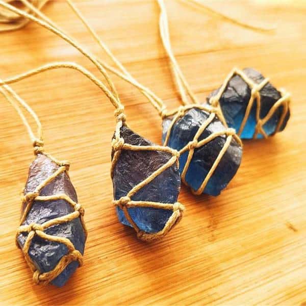 Multiple Aquatic Fluorite Necklaces
