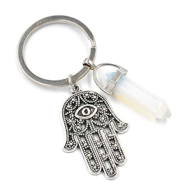 Inspiring Hamsa Hand Keychain