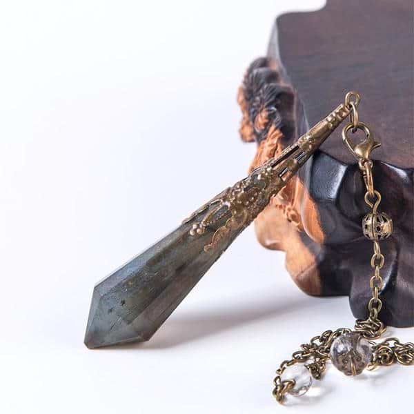 Labradorite Crystal Divination Pendulum