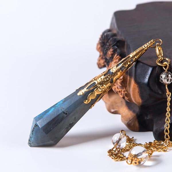 Labradorite Crystal Divination Pendulum