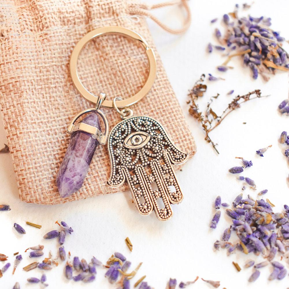 Inspiring Hamsa Hand Keychain