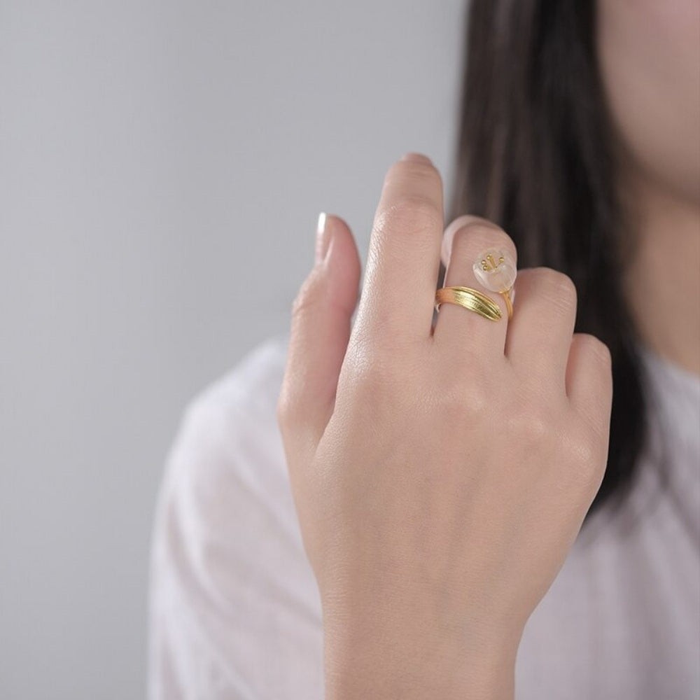 Lily of the Valley Flower Ring