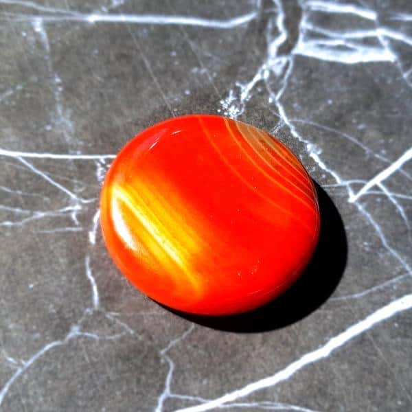 Circle Red Agate Crystal