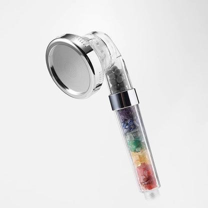 Natural Chakra Gemstones Shower Head