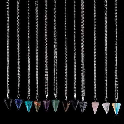 Hexagon Pendulum Necklace