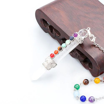 7 Chakra Crystal Pendulum