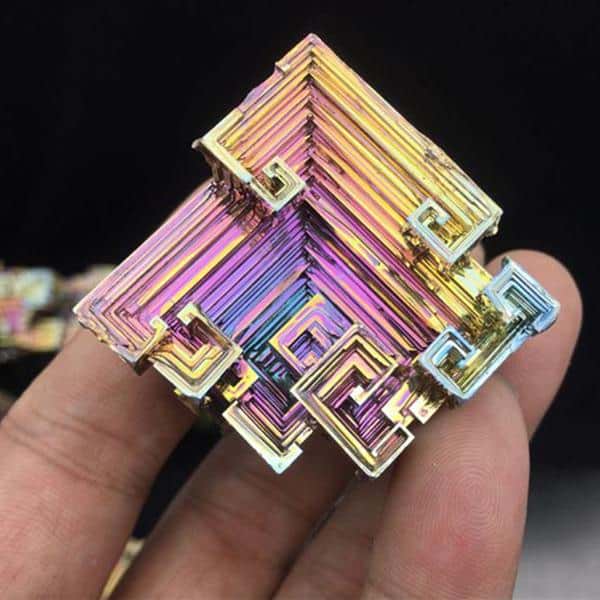 Rainbow Bismuth Crystal