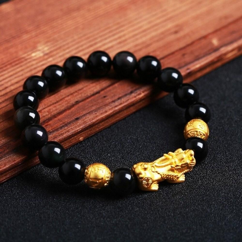 Feng Shui Black Obsidian Bracelet