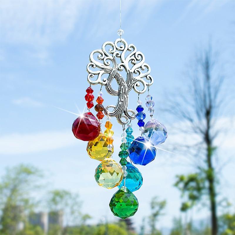 Crystal Glass Wind Chimes