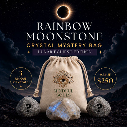 Crystal Mystery Bag - Rainbow Moonstone Lunar Eclipse Edition