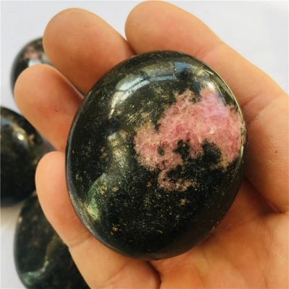 Black Tourmaline Palm Stone