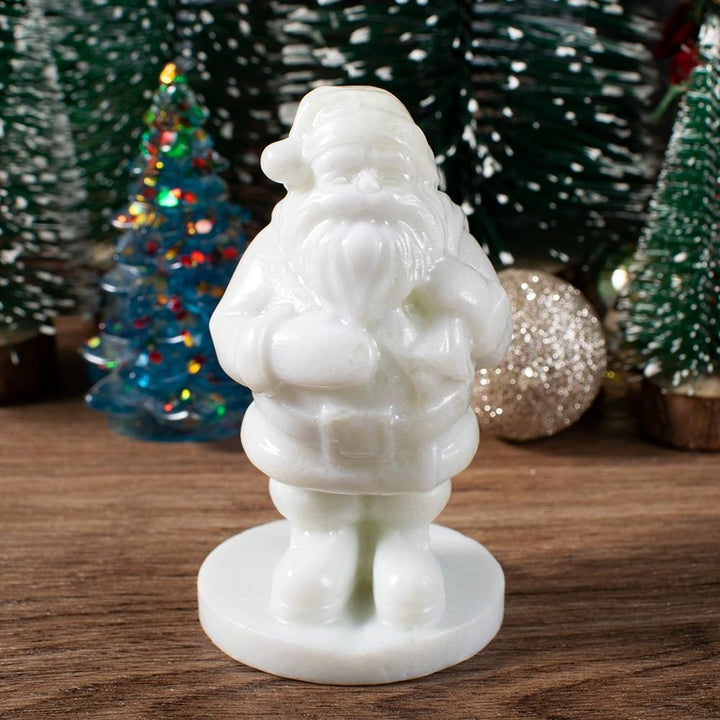 Natural Gemstone Santa Claus Figurine