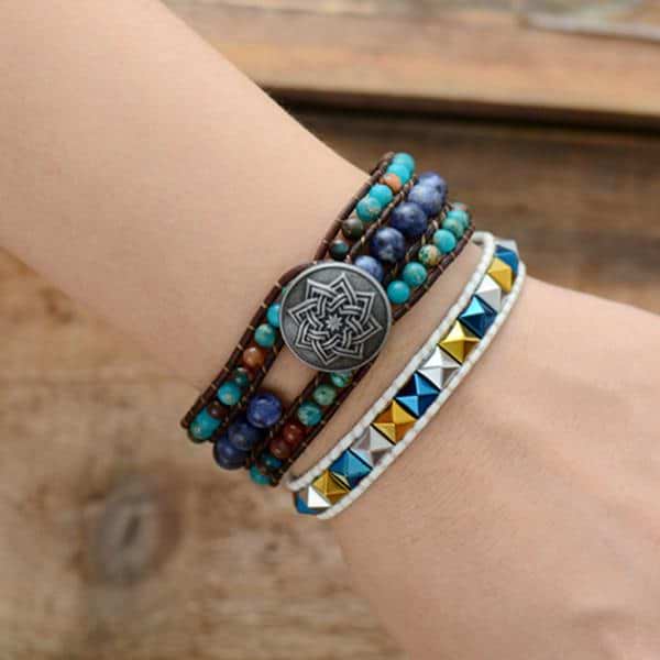 Earth & Sky Mandala Bracelet