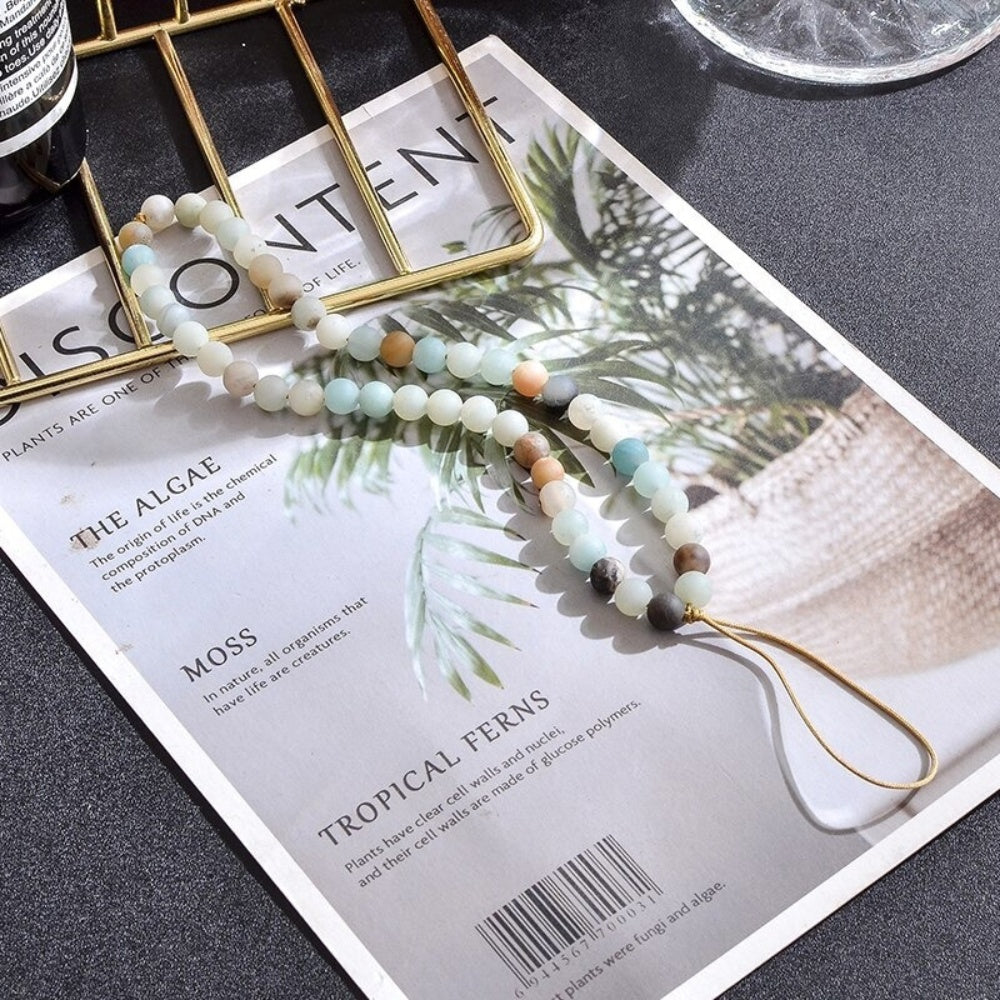 Natural Gemstone Phone Strap