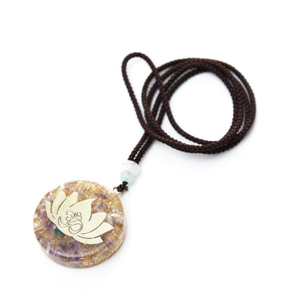 Blossoming Lotus Orgonite Pendant