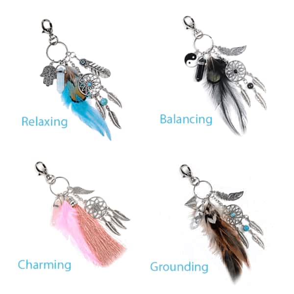 Bohemian Dream Catcher Keychain