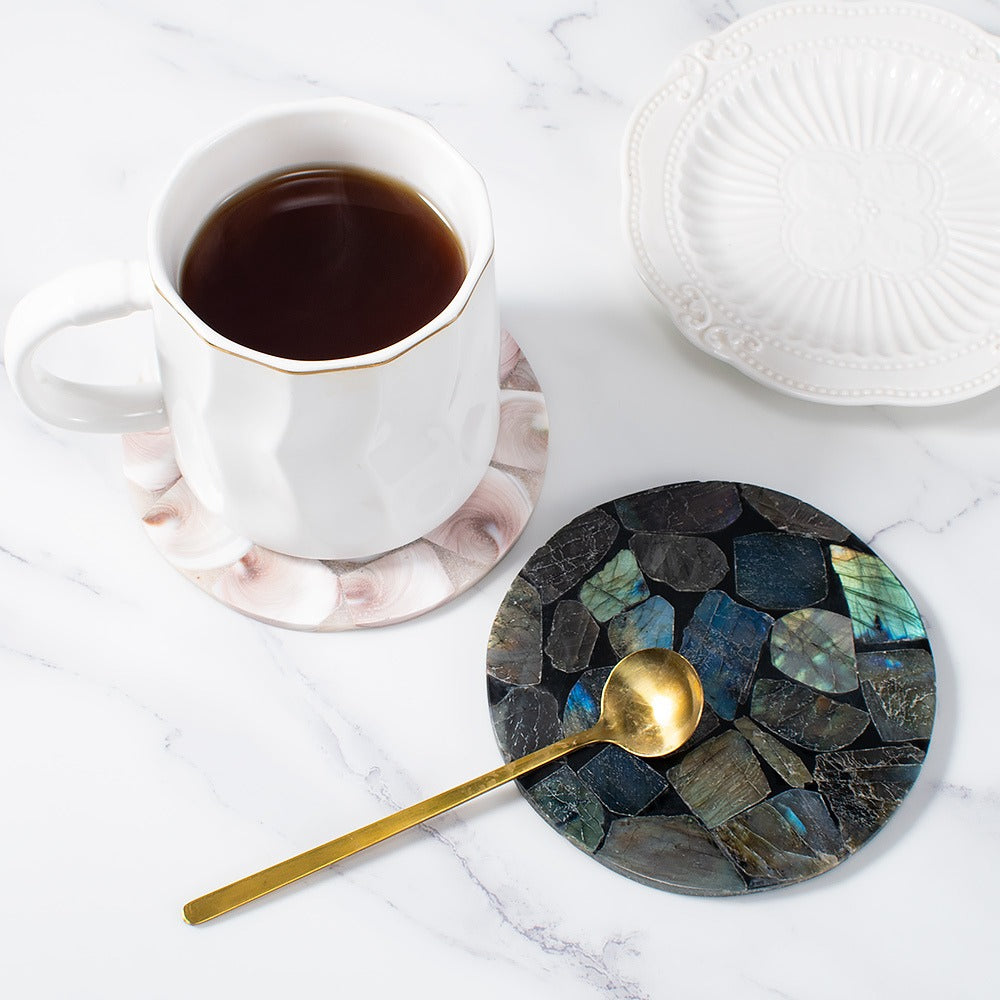 Labradorite Crystal Coaster