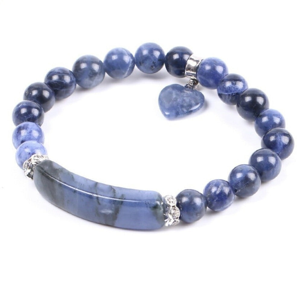 Blue Sodalite Crystal Bracelet
