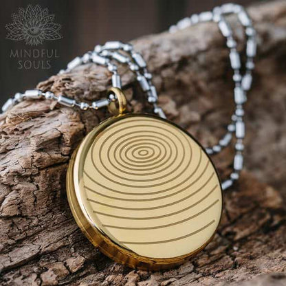 Gold Titanium Energy Pendant