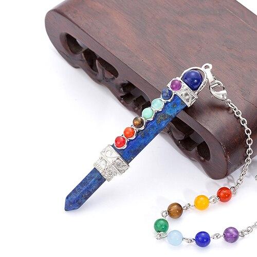 7 Chakra Crystal Pendulum