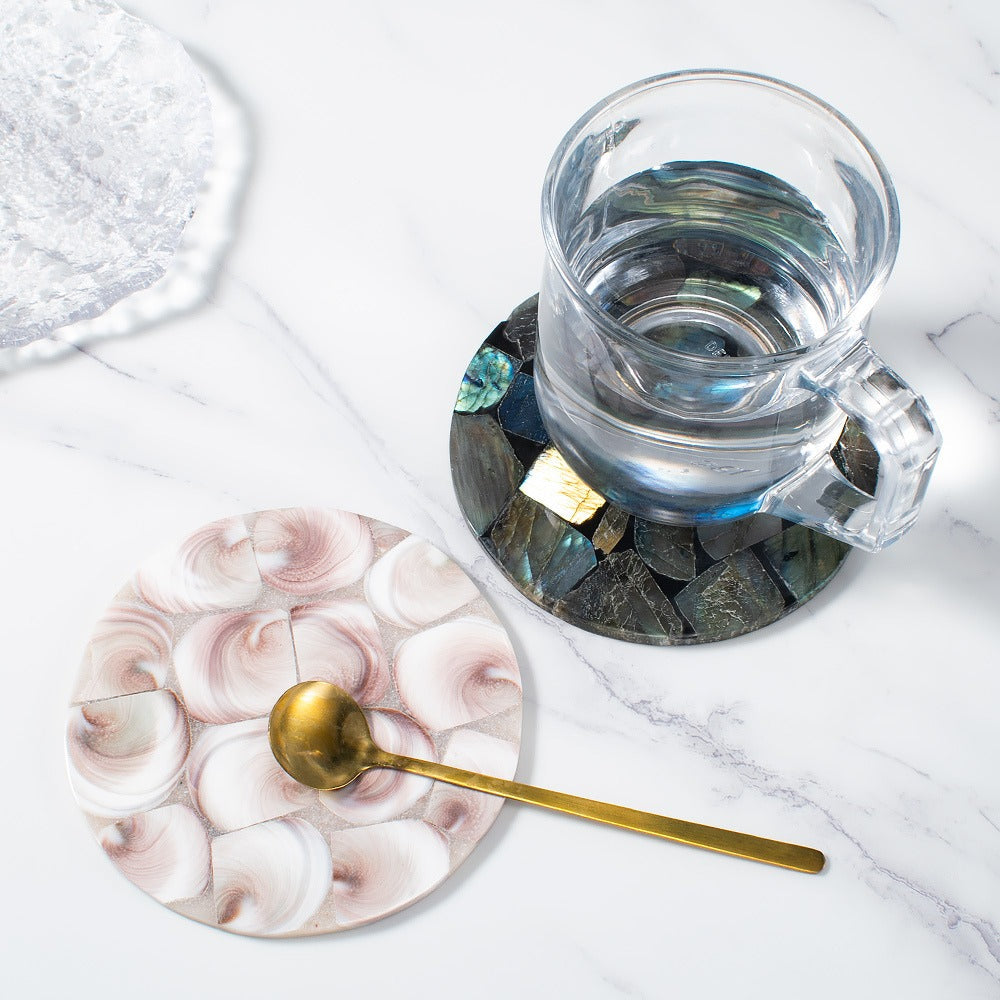 Labradorite Crystal Coaster