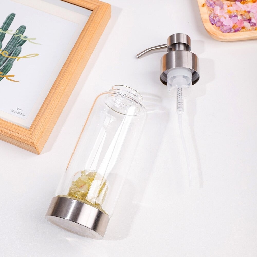 Shampoo and Soap Crystal Bottle Dispenser