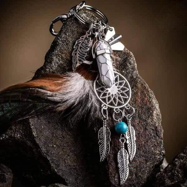 Bohemian Dream Catcher Keychain