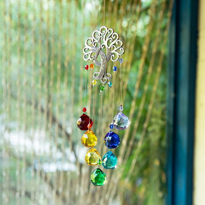 Crystal Glass Wind Chimes