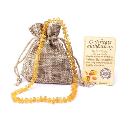 Earthy Amber Teething Necklace