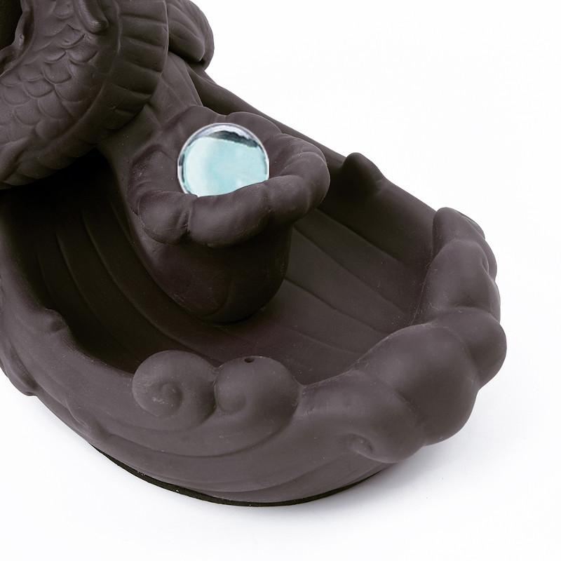 Ceramic Dragon Waterfall Backflow Incense Burner