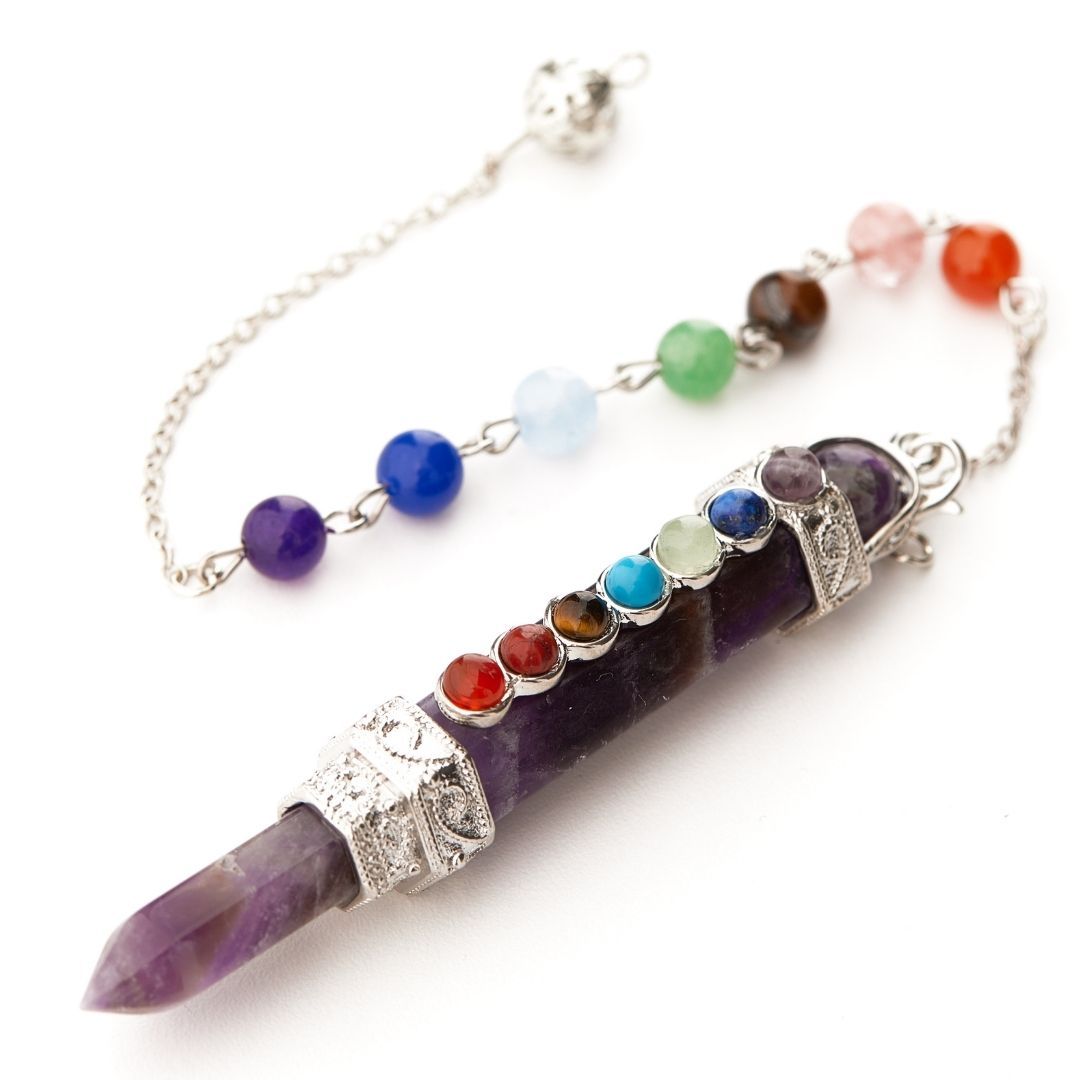 7 Chakra Crystal Pendulum
