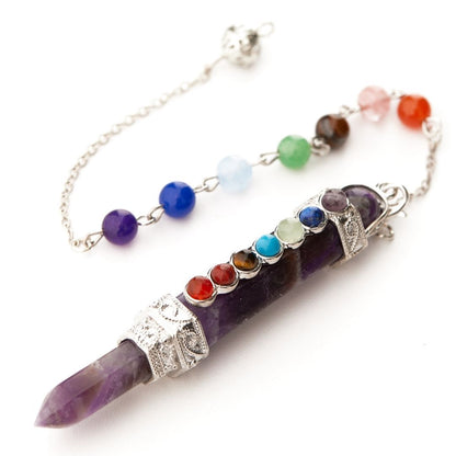 7 Chakra Crystal Pendulum