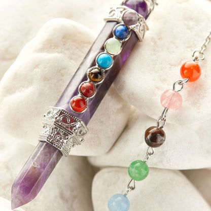 7 Chakra Crystal Pendulum