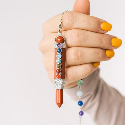 7 Chakra Crystal Pendulum