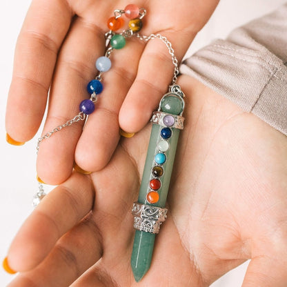 7 Chakra Crystal Pendulum