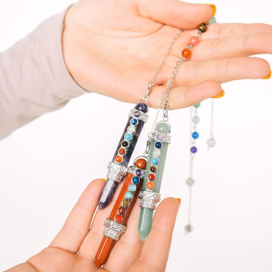7 Chakra Crystal Pendulum