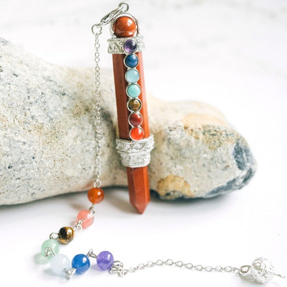 7 Chakra Crystal Pendulum