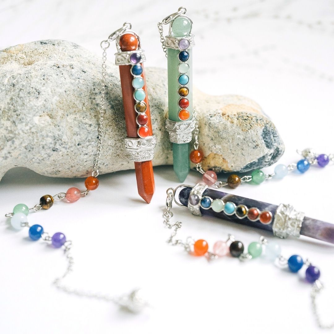 7 Chakra Crystal Pendulum