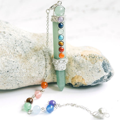 7 Chakra Crystal Pendulum