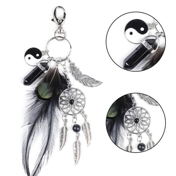 Bohemian Dream Catcher Keychain
