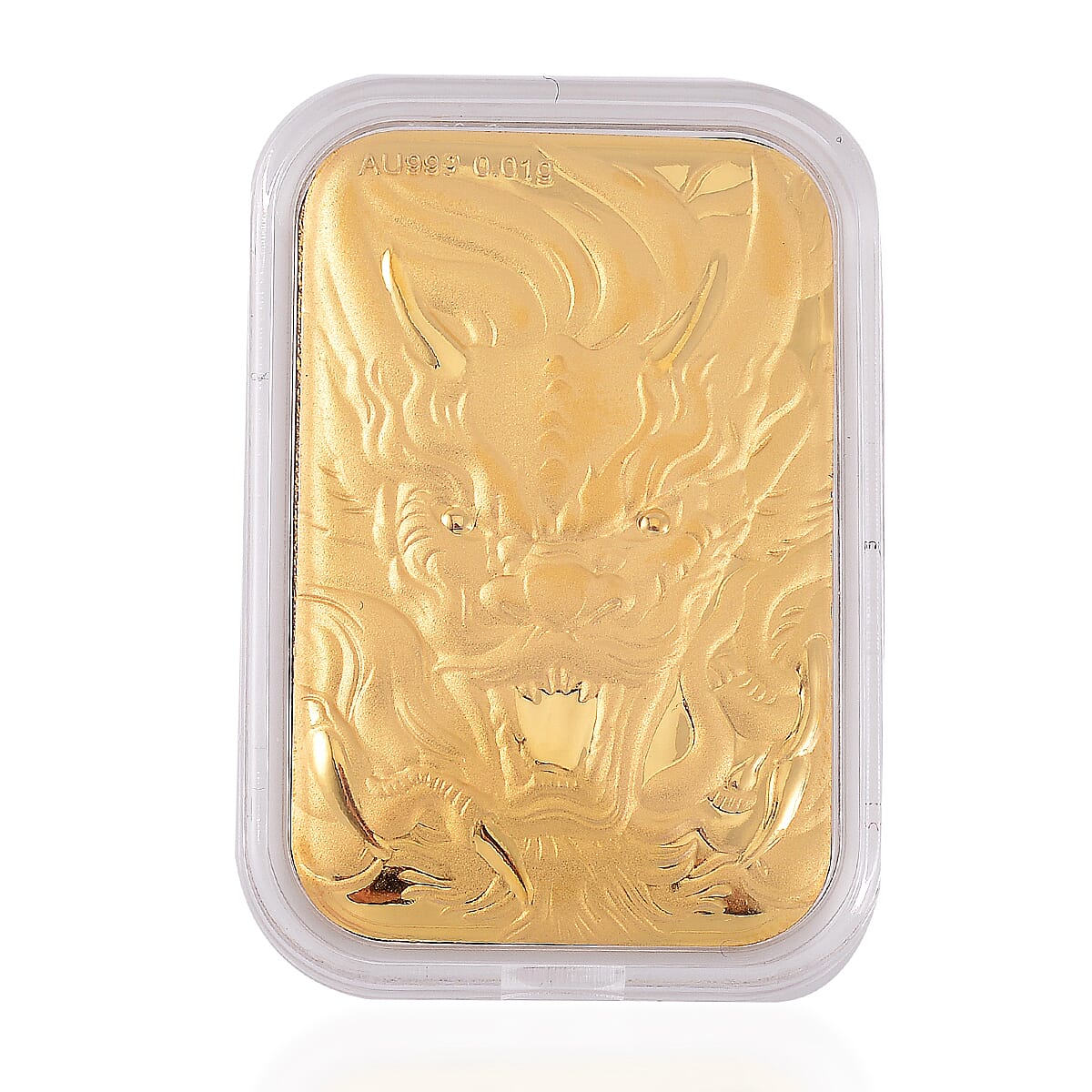 24K Golden Dragon Emboss Sheet — Strength, Fortune & Courage - FREE GIFT