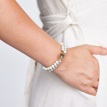 Amethyst Raindrop Bracelet