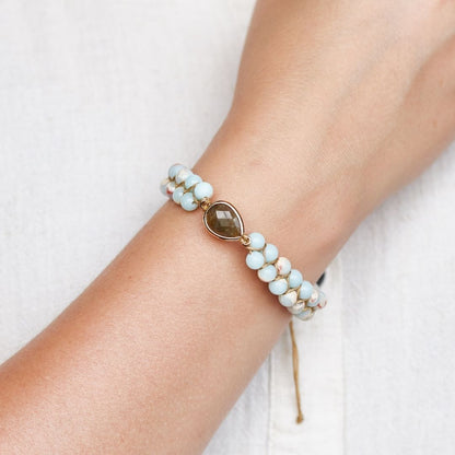 Amethyst Raindrop Bracelet