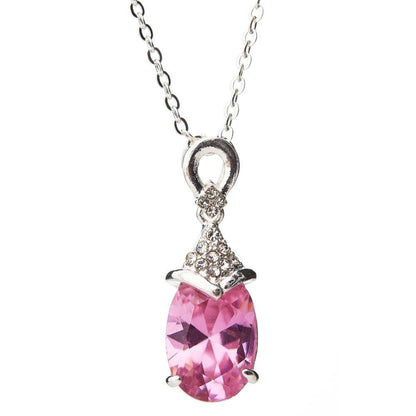 Aquamarine Drop Necklace