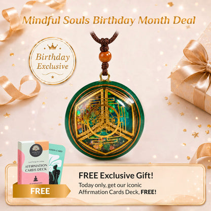 Manifestation Energy Duo: Magnetic Talisman + FREE Affirmation Deck