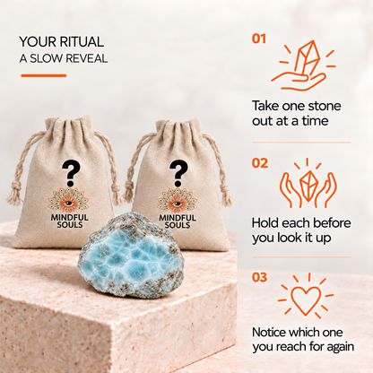 Crystal Mystery Bag: Rare Larimar Edition