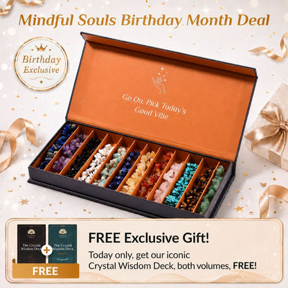 Anniversary Exclusive: 12 Crystal Bracelets + FREE Crystal Wisdom Deck Vol. 1 & Vol. 2